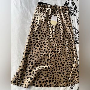 Satin skirt made by luxury factory